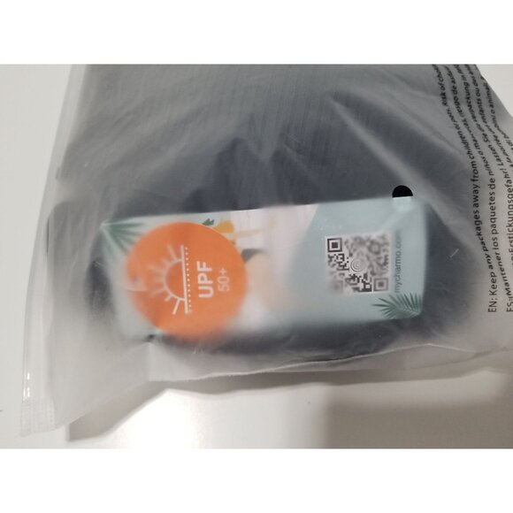 Charmo Tankini Top‎ Tie-side Drawstrings Tummy Control In Blue - Size Large - Picture 8 of 10